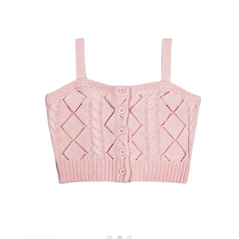 Katie J nyc cropped knit tank